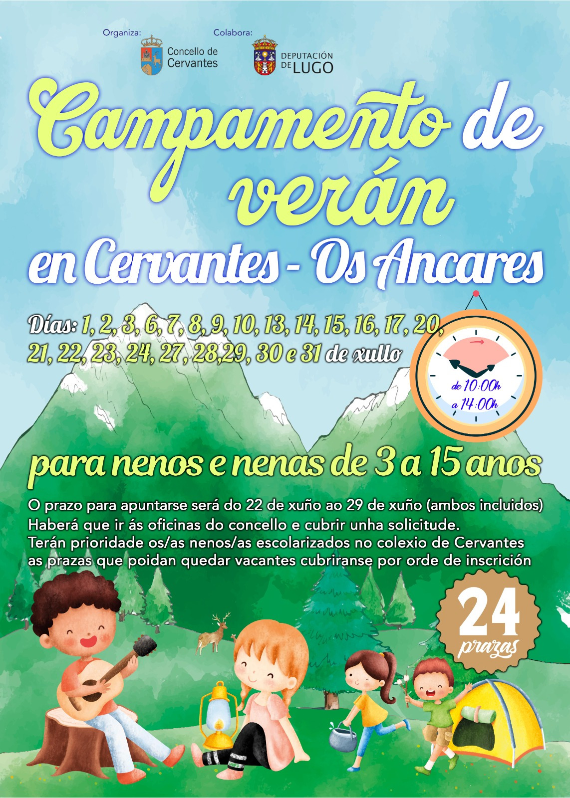 Campamento de verán en Cervantes - Os Ancares