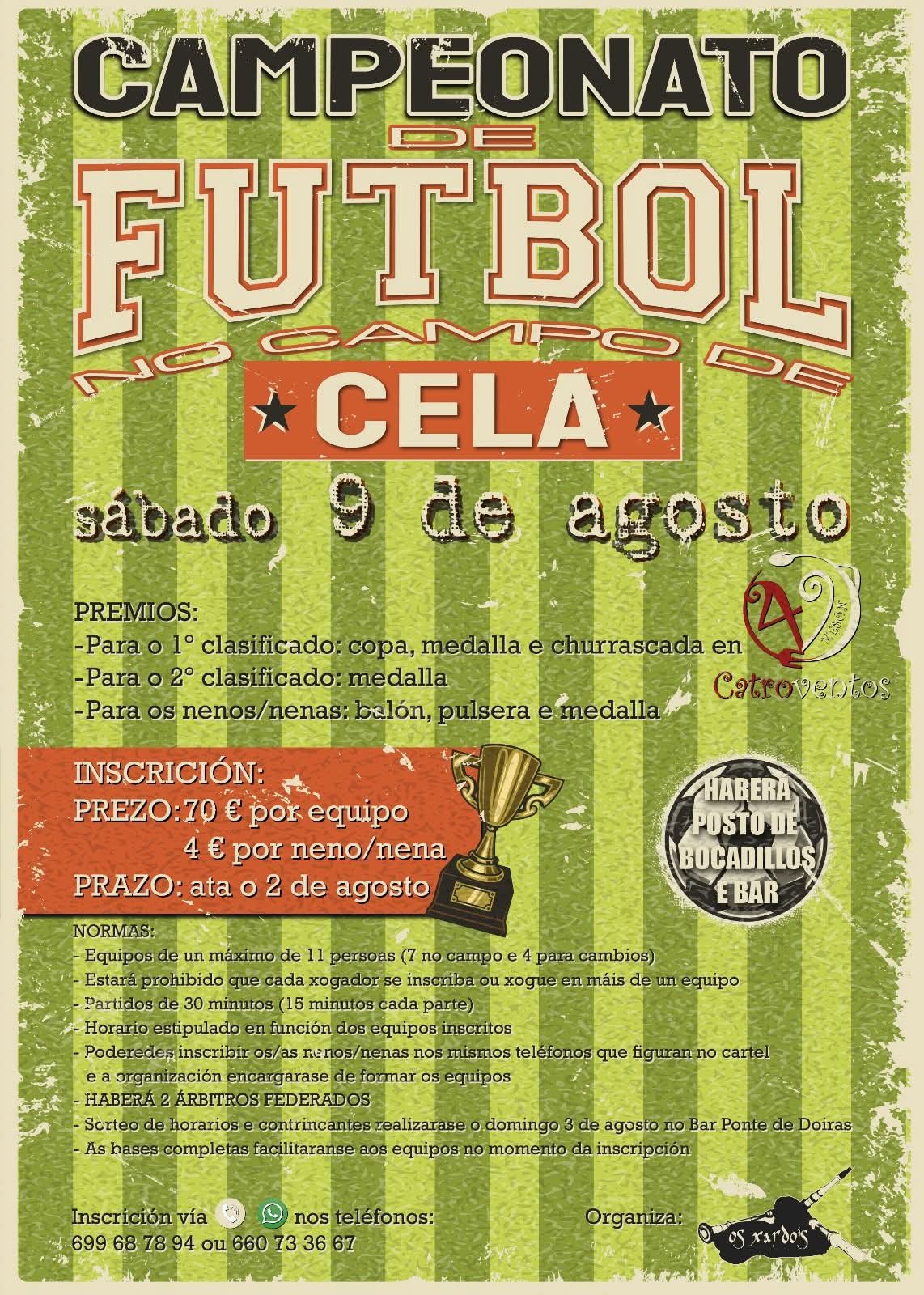 Campeonato de fútbol de Cela