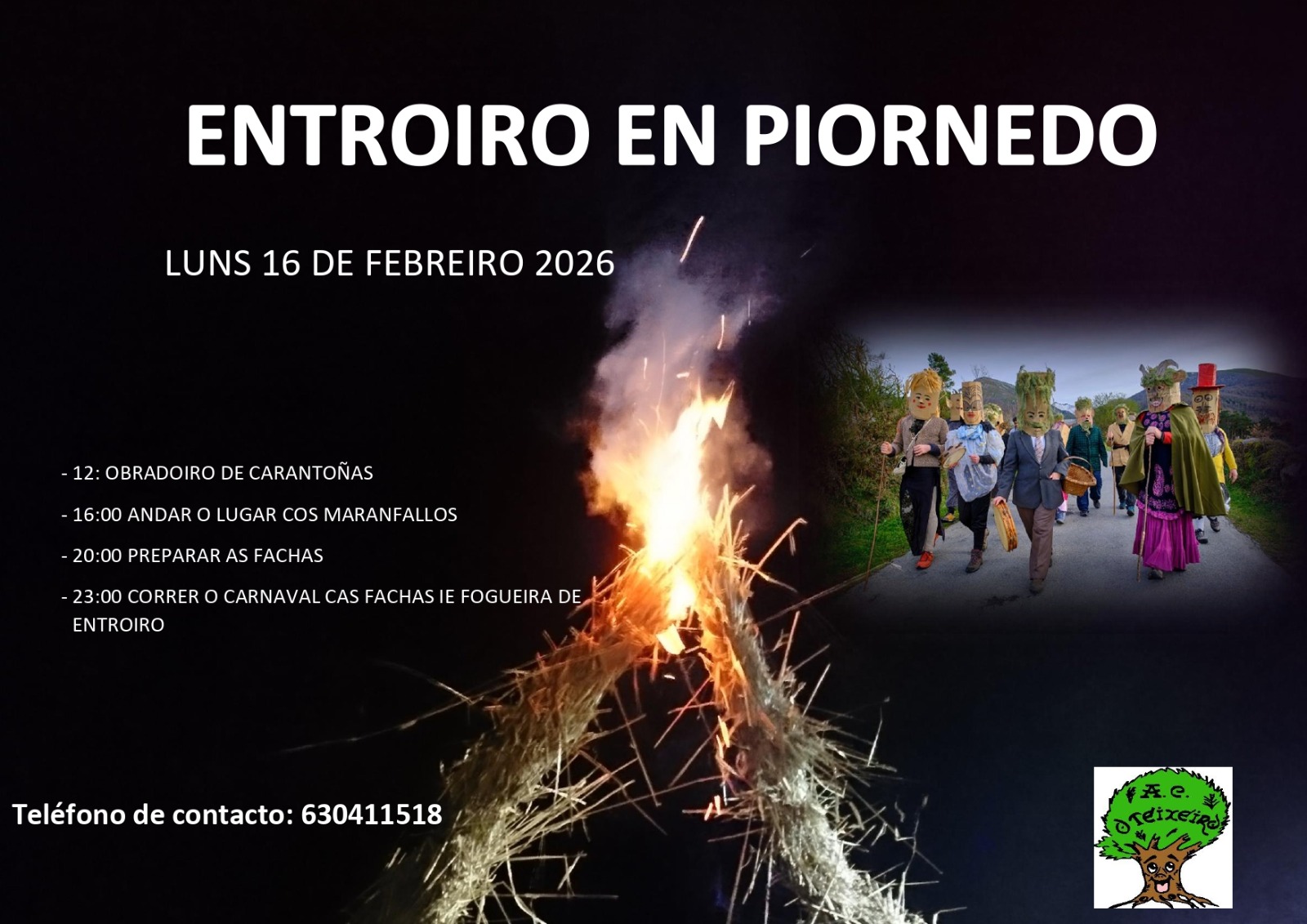 Entroido en Piornedo 2026