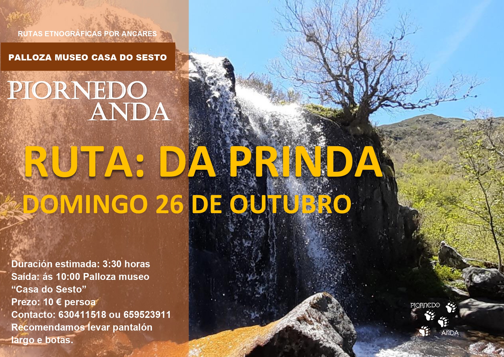 Ruta Prinda - Piornedo anda
