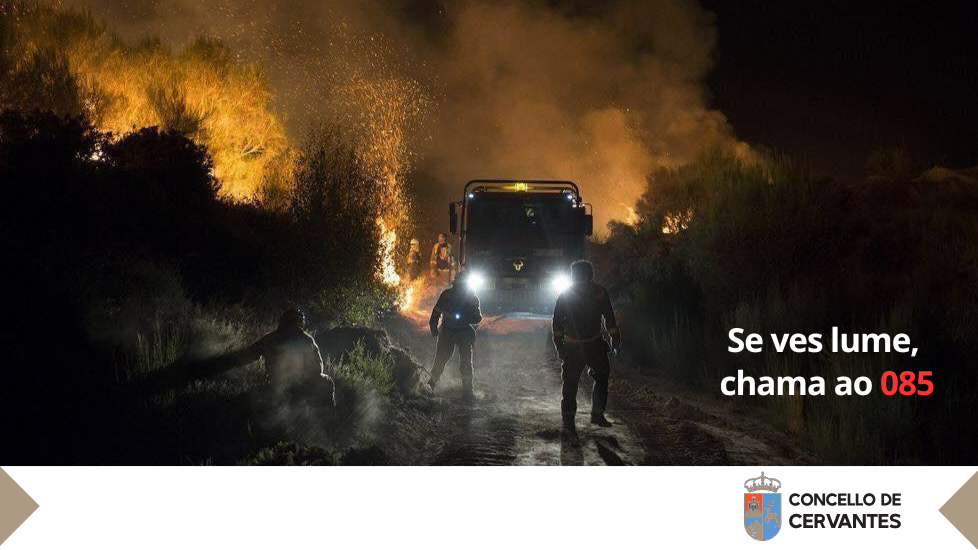 Se ves lume, chama ao 085